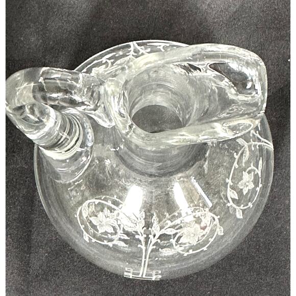 Fostoria Antique 1920's Etch 212 Crystal Cruet-Extremely Rare Find! - Picture 6 of 9